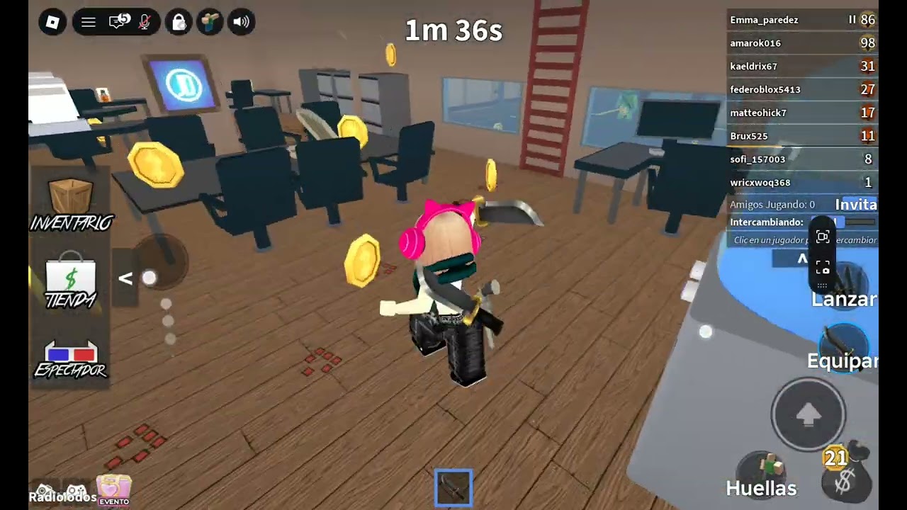 Jugando mm2 xd