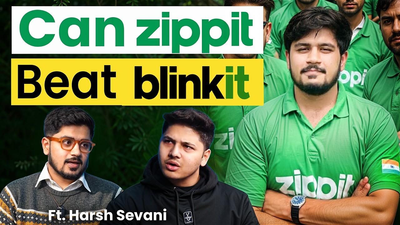 ZIPPIT FOUNDER : HARSH SEVANI - No Commission on Delivery? Better than BLINKIT? 😳 | Masum Gandhi