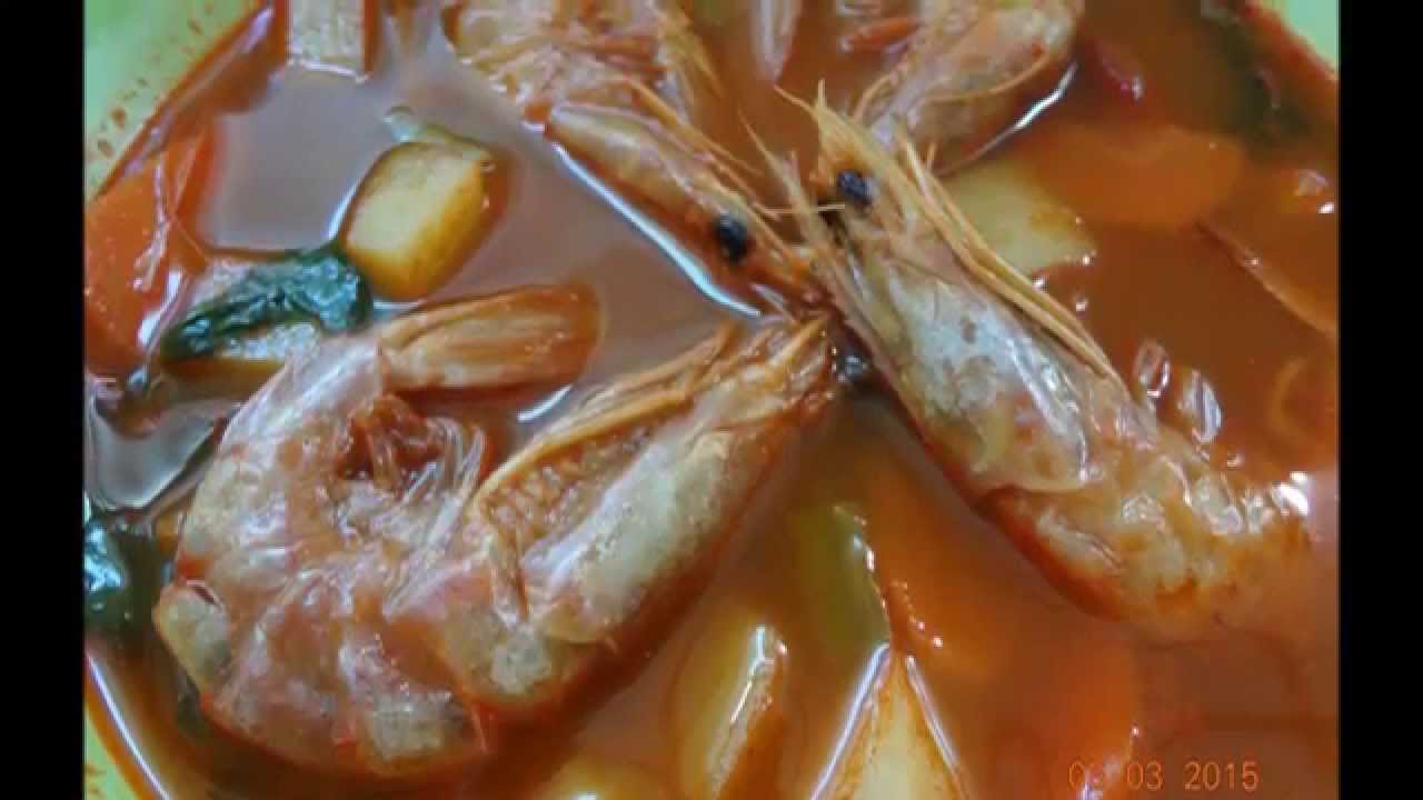 Receta caldo de camaron seco