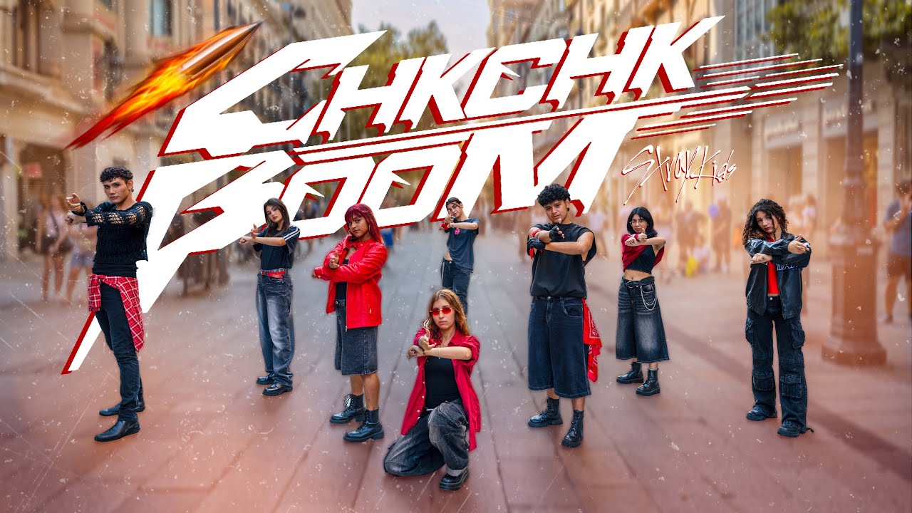 [KPOP IN PUBLIC BARCELONA] STRAY KIDS (스트레이 키즈) - CHK CHK BOOM| Dance cover by SUNRISE CREW