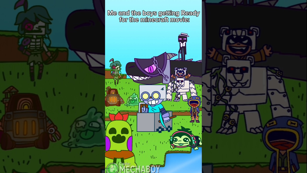 brawl stars x Minecraft #brawlstars #brawlstarsanimation #minecraft