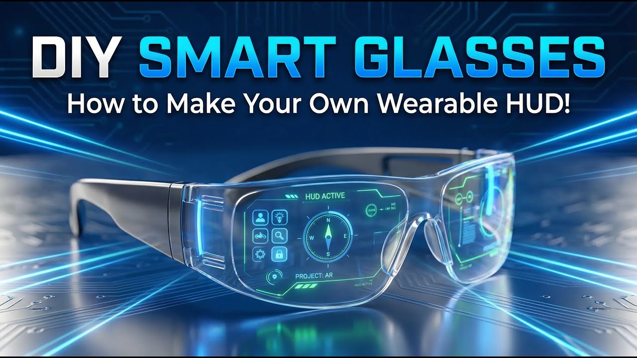 DIY Smart Glasses - How to Make Your Own Wearable HUD!