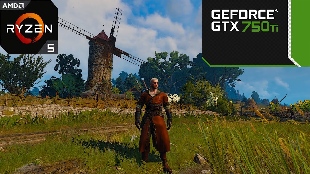The Witcher 3 : Wild Hunt : GTX 750 ti + Ryzen 5 3600