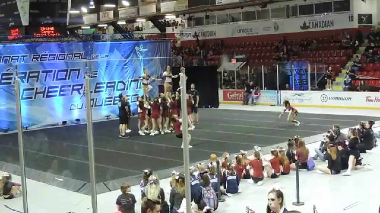 Cheerleading Senior Phénix de la Polyvalente Nicolas-Gatineau niv. 2
