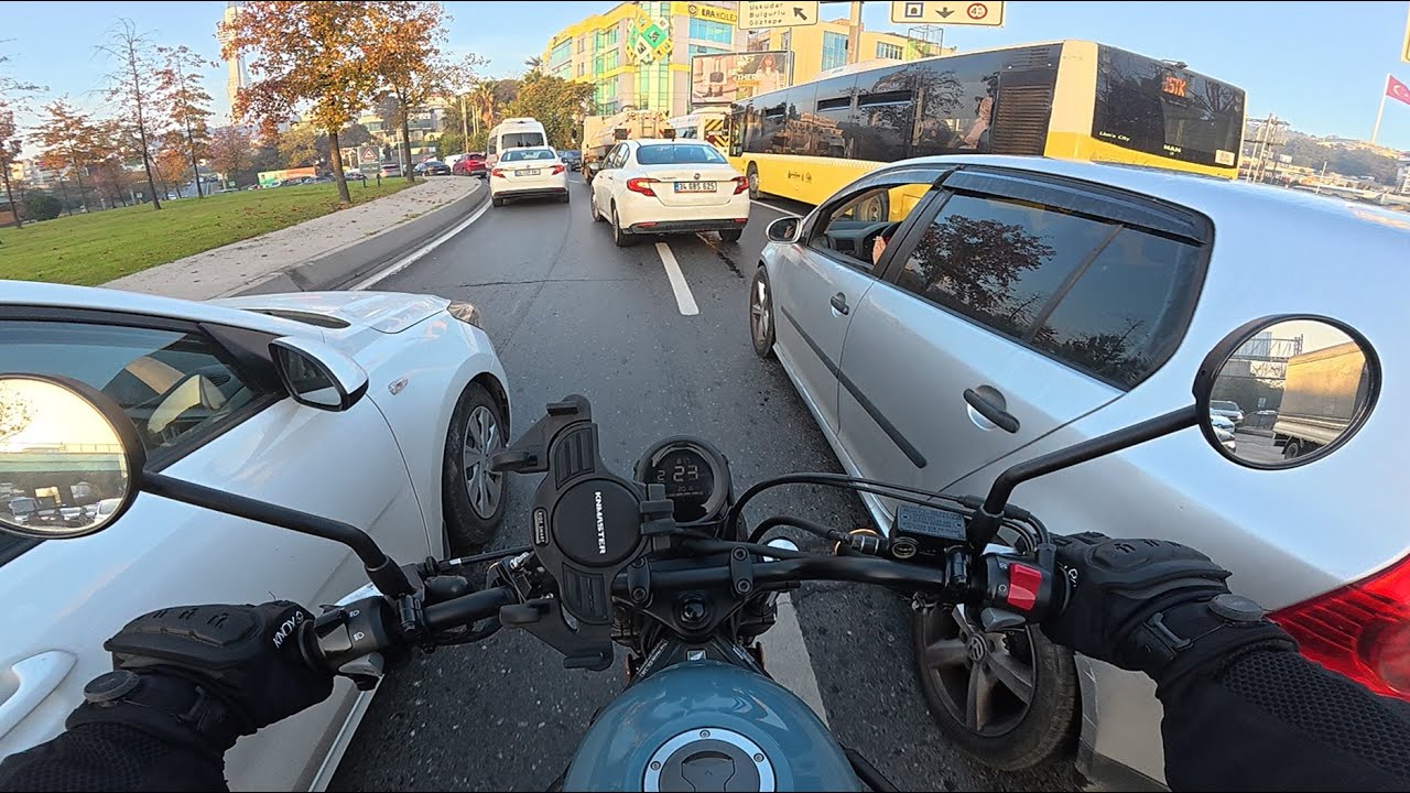 Honda CL250 | POV Ride | Istanbul, &Uuml;sk&uuml;dar Morning Traffic