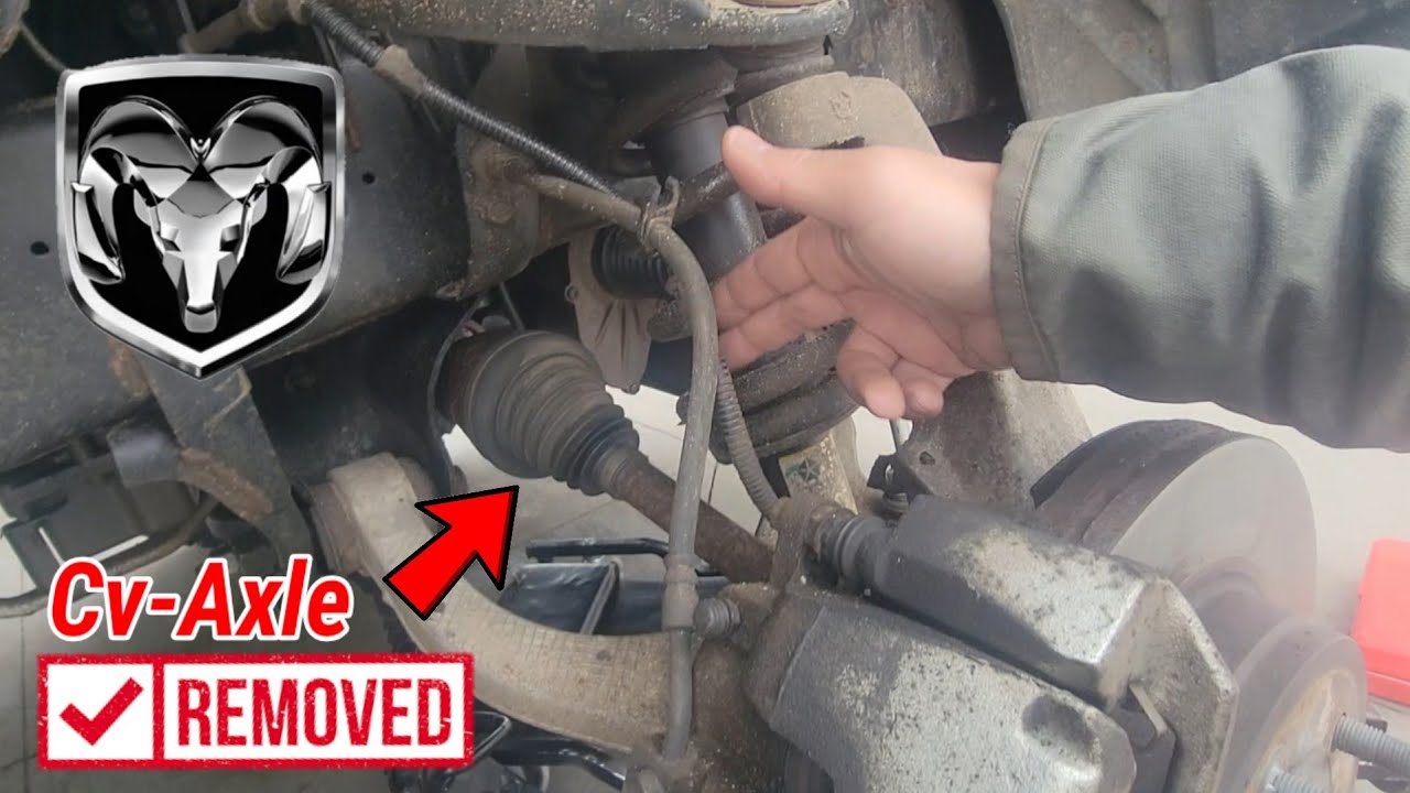 DIY!  Cv-Axle Replace 2018 Dodge RAM 1500 #automobile #diyrepair 
