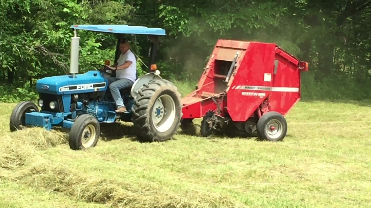 More round bale N hay