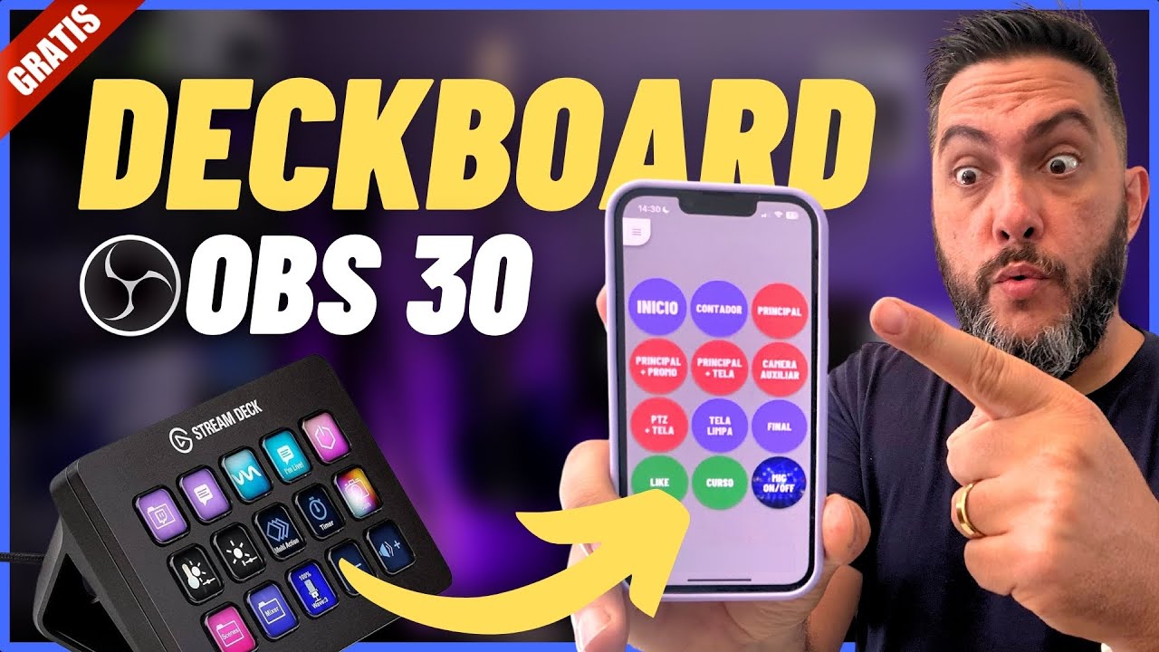 CONTROLE O OBS 30 PELO CELULAR!!! Deckboard Update [Websocket 5+]