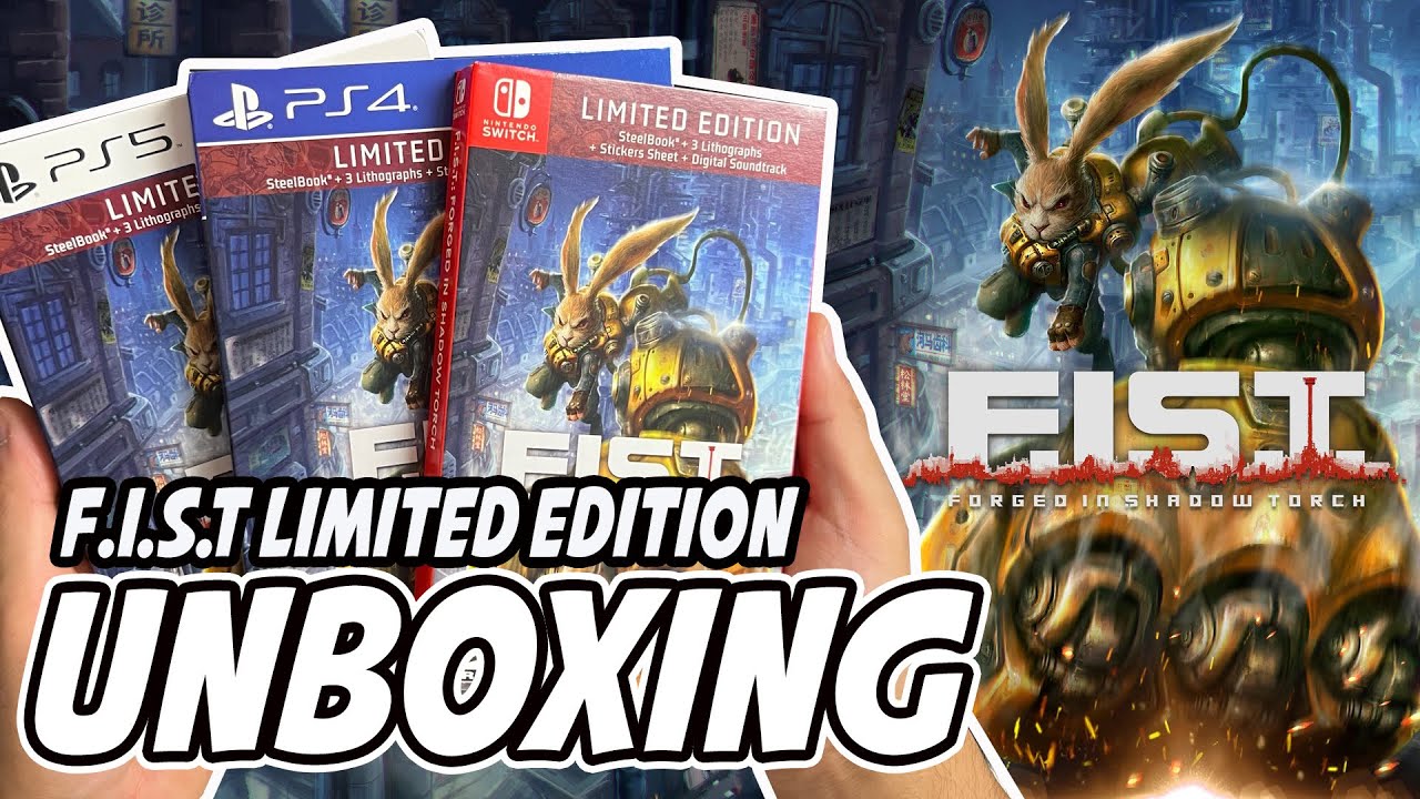 F.I.S.T: Forged In Shadow Torch (Limited Edition) (PS4/PS5/Switch) Unboxing