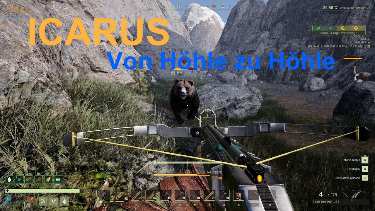 ICARUS #08-2026, Gameplay. Weiter zu den großen Höhlen ... Folge 8