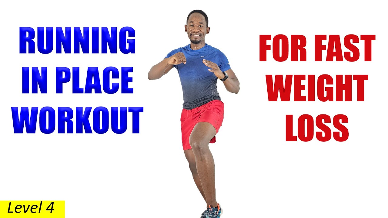 🔥Melt 300 Calories - 30 Min Running in Place Workout for Fast Weight Loss🔥