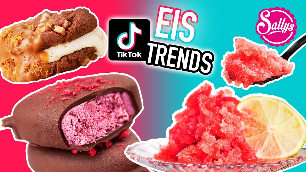 3 einfache Eis Rezepte / TikTok Trends / gesundes Eis / schnelles Eis Rezept