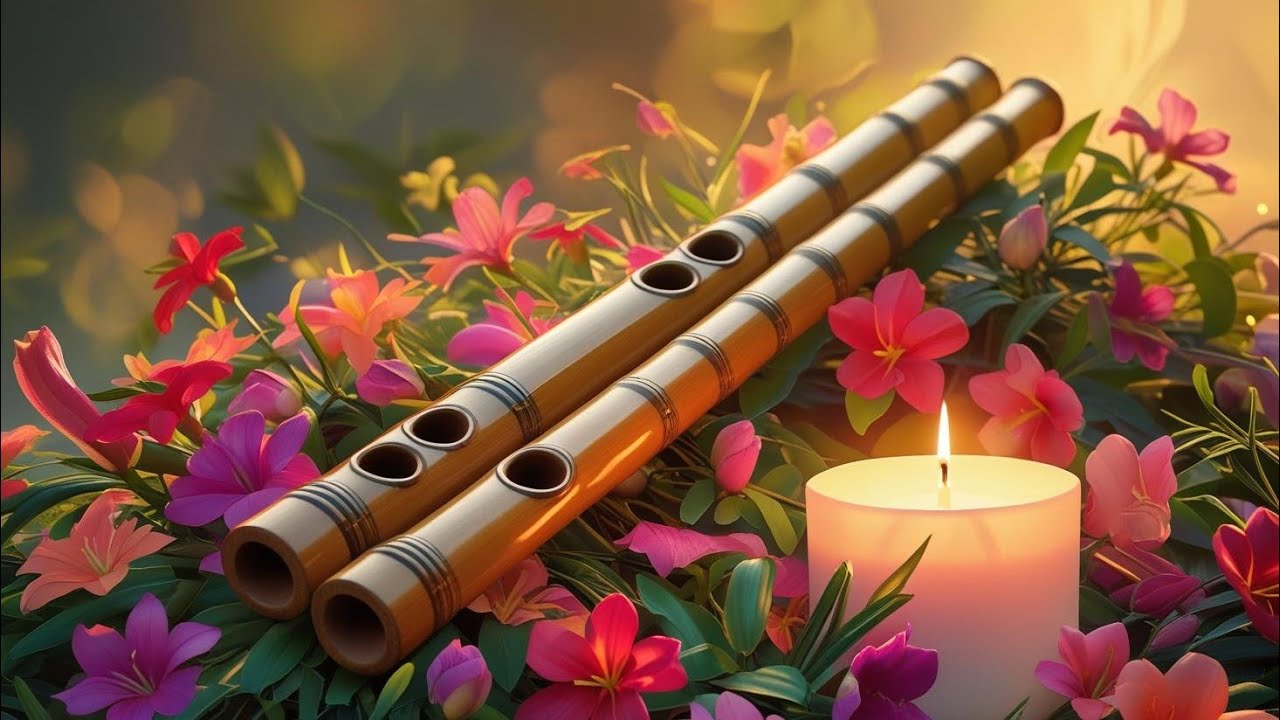1 hour of Flute Relaxation Music Soothing Relaxing & Stress Free Flute | Study Music For Students