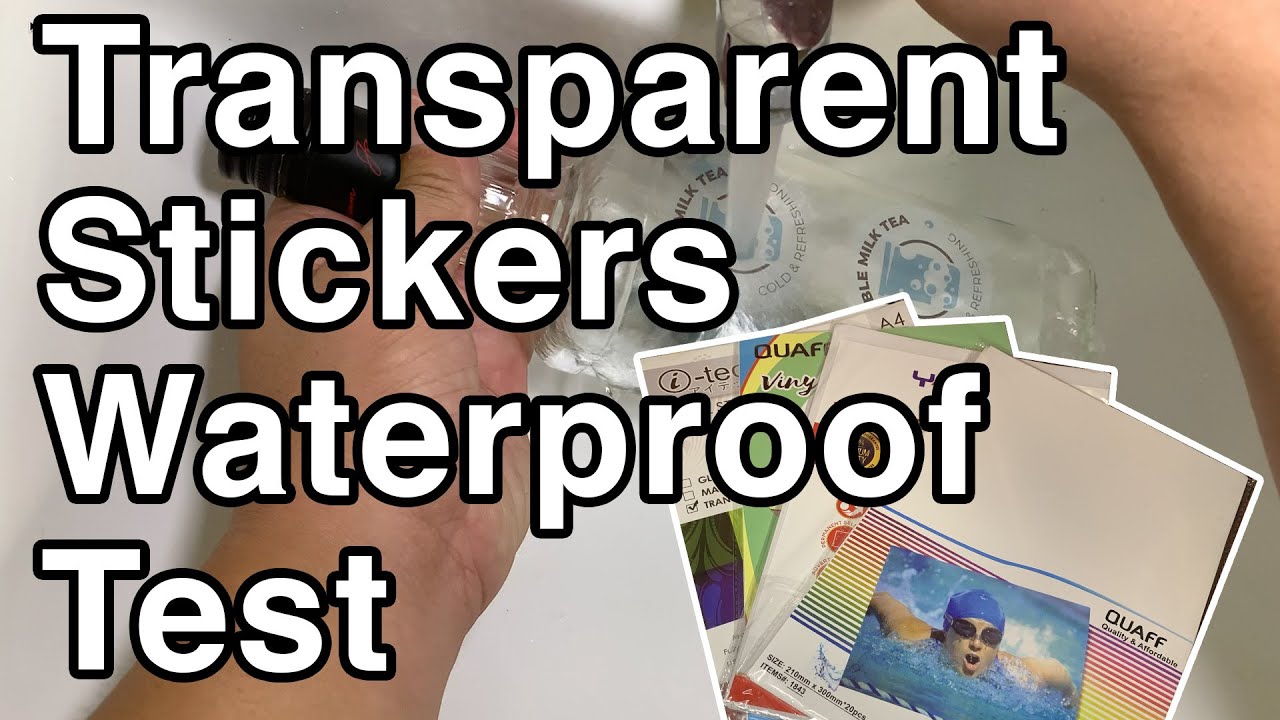 Transparent Sticker (Quaff, I-Tech, Yasen)