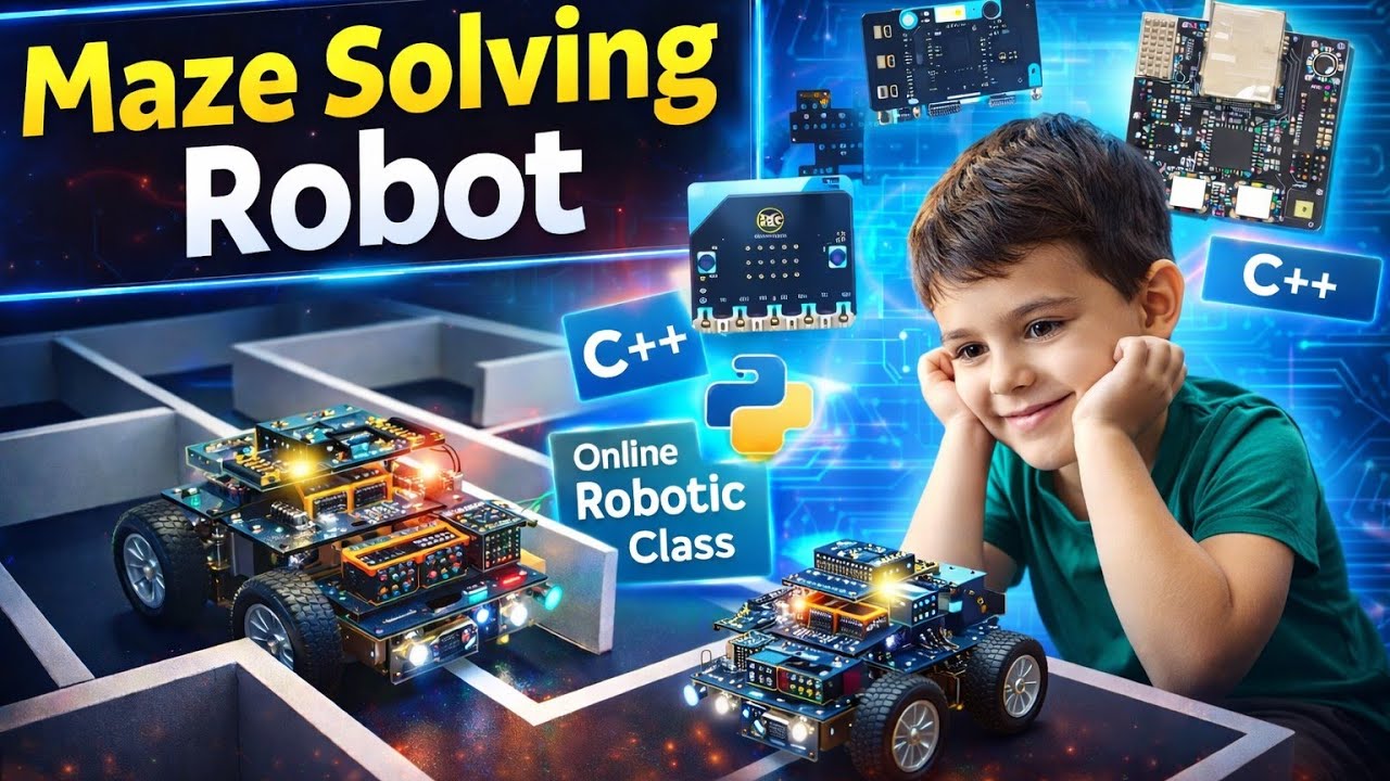 How to Make a Maze Solving Robot | Easy Arduino Project for School Students