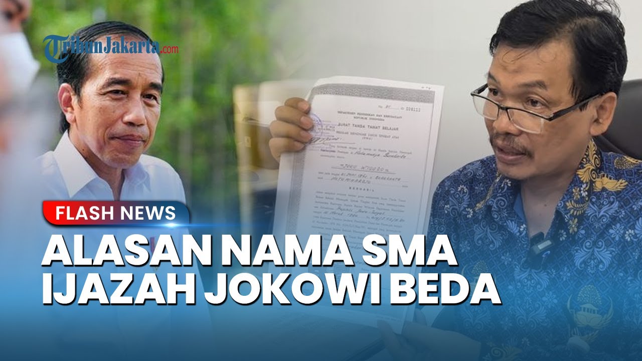 PENGAKUAN Kepala SMAN 6 Surakarta soal Beda Nama Sekolah di Stempel Ijazah Jokowi yang Kini Digugat