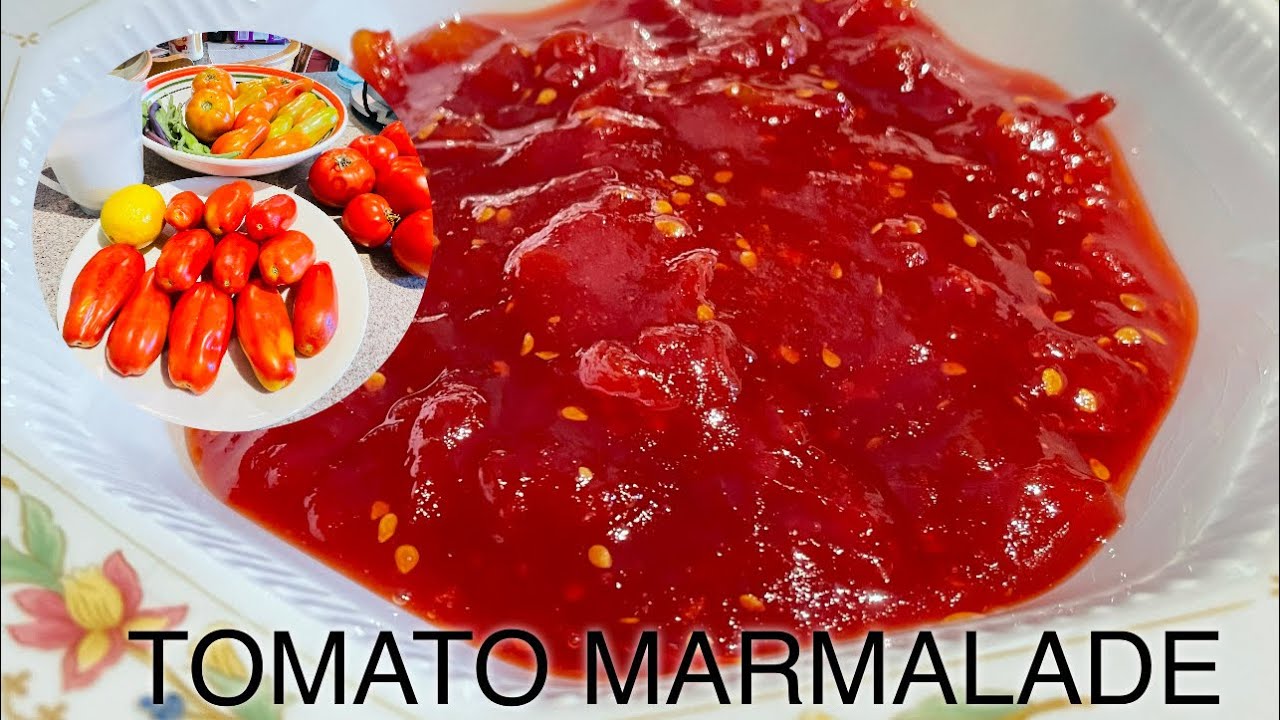 HOW TO MAKE TOMATO JELLY || GARDEN TO TABLE RECIPE || NEW JERSEY, U.S.A.🇺🇸