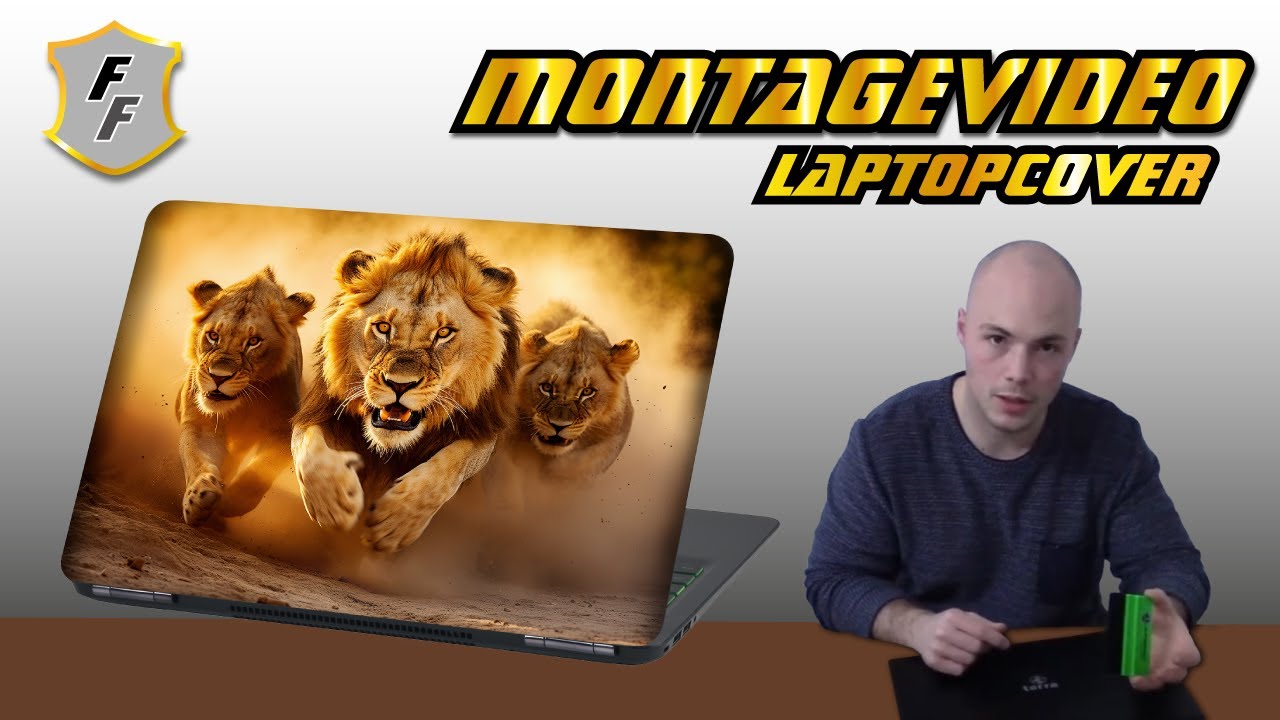 Laptop Cover Verklebeanleitung