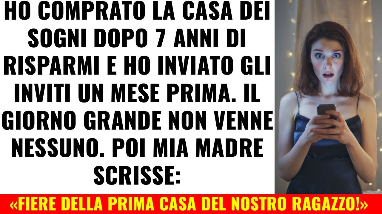Dopo 7 Anni Di Risparmi — Nessuno È Venuto. Mamma Si È Presa La Mia Vittoria Per Suo “Figlio”