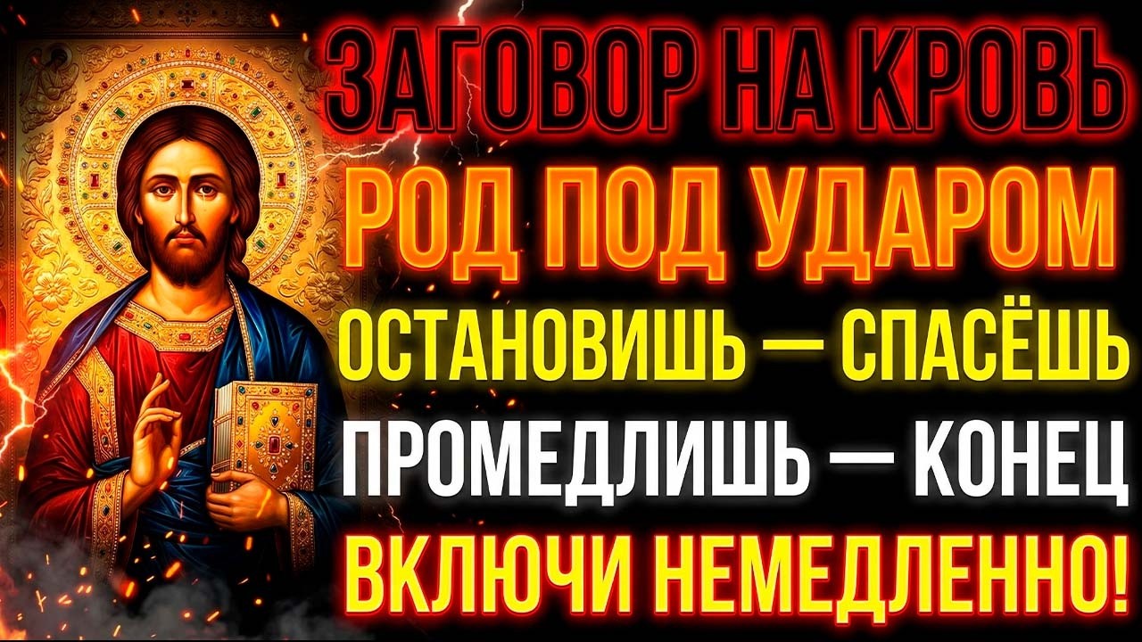 🚨🩸 НА ТВОЮ КРОВЬ ЧИТАЮТ ЗАГОВОР НА ПОГИБЕЛЬ РОДА! ОСТАНОВИШЬ — ВЫЖИВУТ ВСЕ! ПРОМЕДЛИШЬ — ПОТЕРЯЕШЬ💀⚡