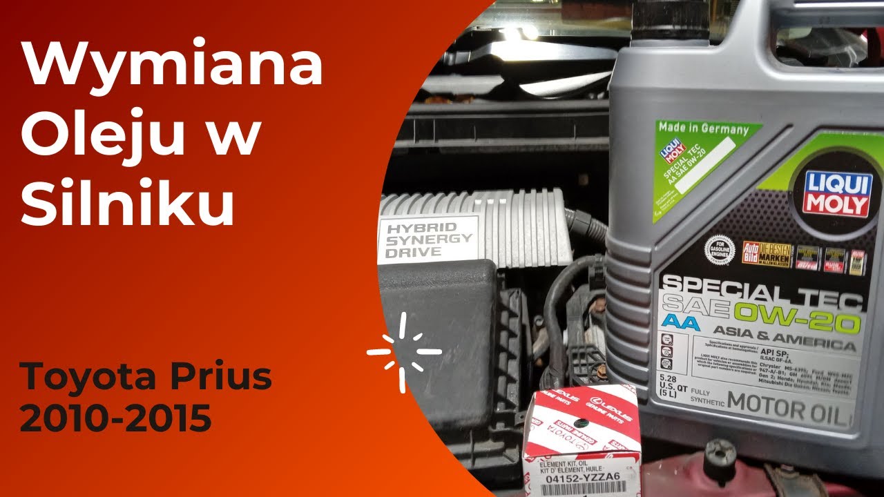 Toyota Prius 3 Wymiana Oleju w Silniku