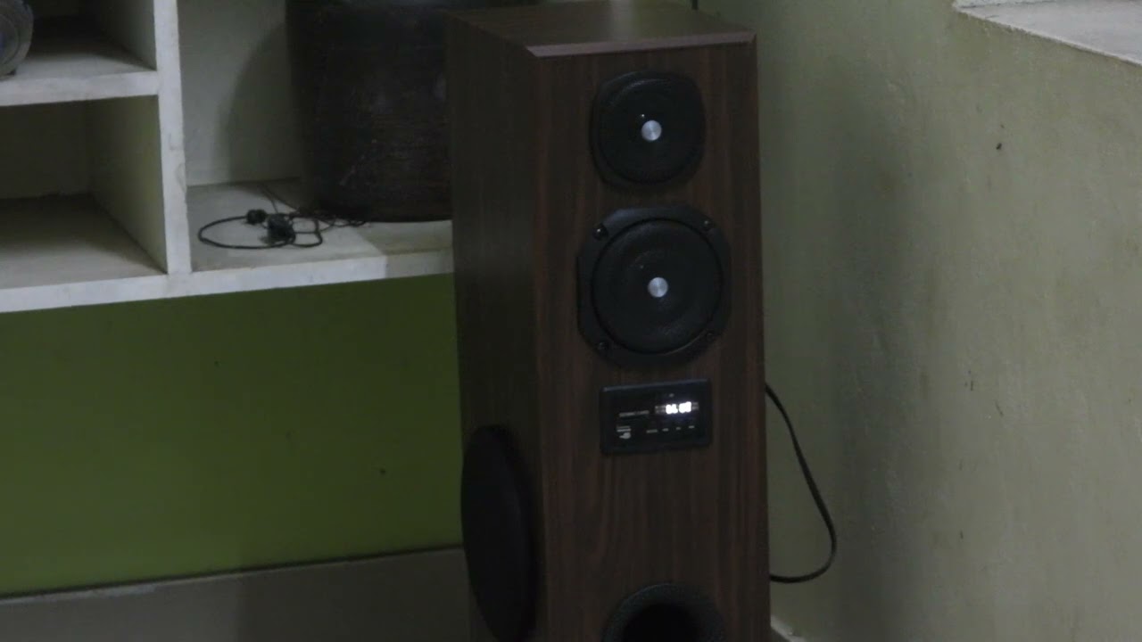 AUDIO QUALITY TESTING OF OBAGE DT-51 100 Watt 2.1 Channel Wireless Bluetooth Tower Speaker |