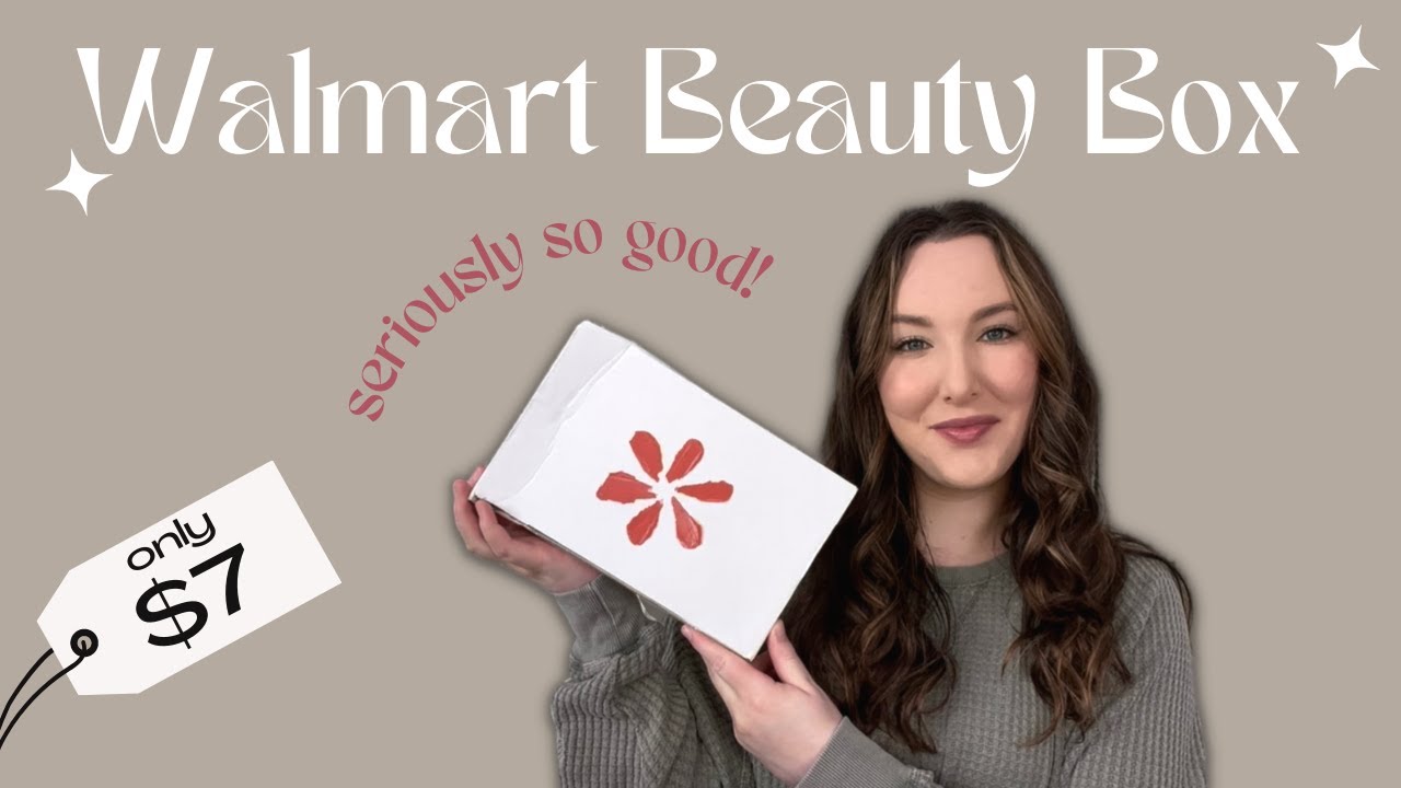 THE BEST BEAUTY BOX UNDER $10?! | Walmart Beauty Box Unboxing Winter 2022
