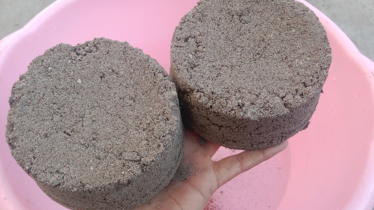 ASMR| Earthy big stoney sand cement dusty tex super smashing video in water🌊🤤🌪️