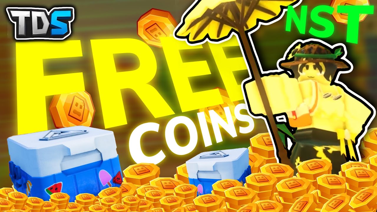 FREE EASIEST WAY TO GET SUMMER CRATES FAST (COIN GRIND) - TDS (ROBLOX)