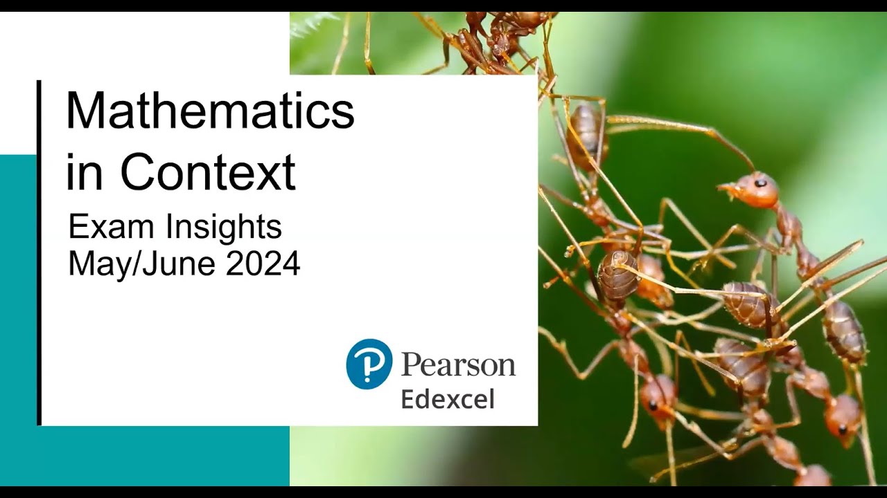 Mathematics in Context: Exam Insights May/June 2024