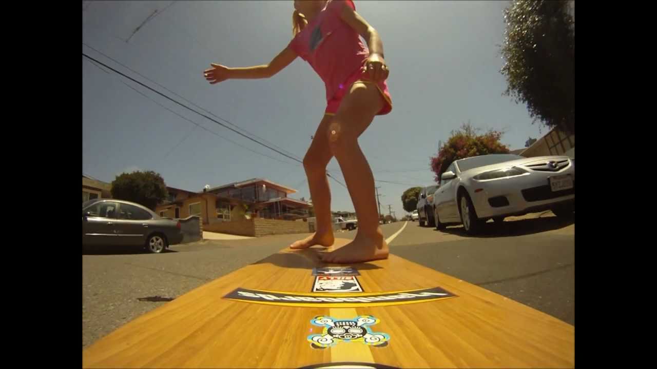 Sidewalk Surfing: Hamboard Longboard & Sector9 Malibu Mini