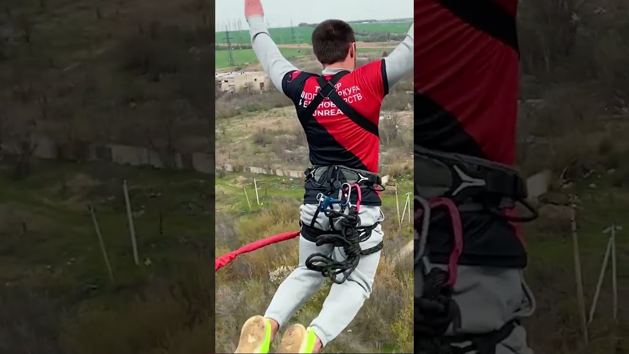 Открываем сезон 😈 #nofear #ropejumping #extreme #rostovnadonu #sport #rope #jump #fly #парашют