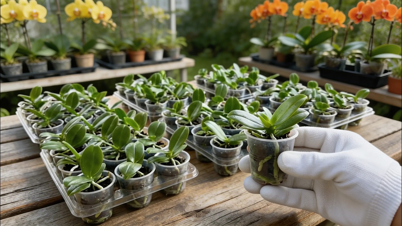 Tips for propagating thousands of orchids in just 3 days - for all types of orchids