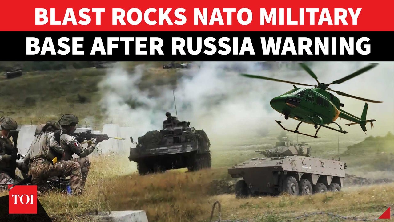 Explosion Rocks NATO Military Base After Russia's Big Ukraine Warning; Multiple Casualties Confirmed