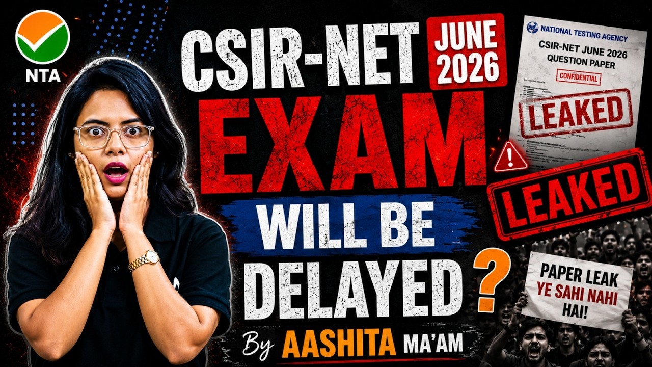 CSIR NET June 2026 Exam Delayed? 🚨 | Paper Leak News & NTA Latest Update
