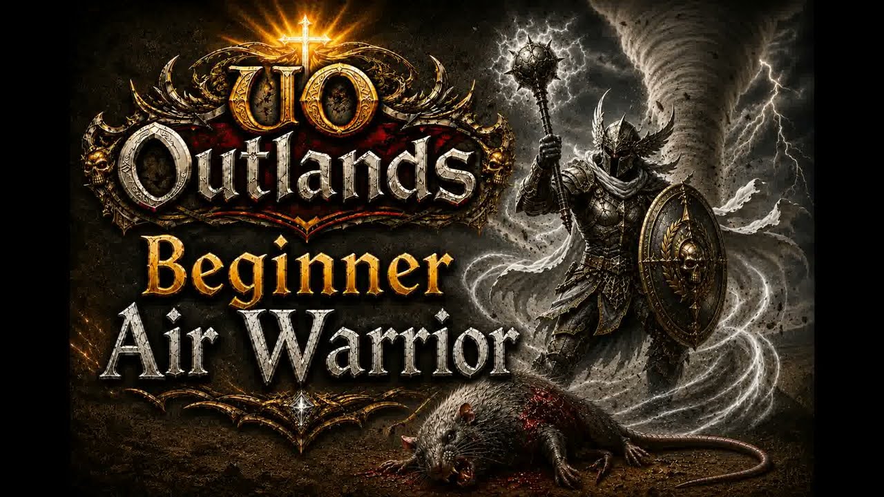 Билд на начинающего воздушного воина в UO Outlands