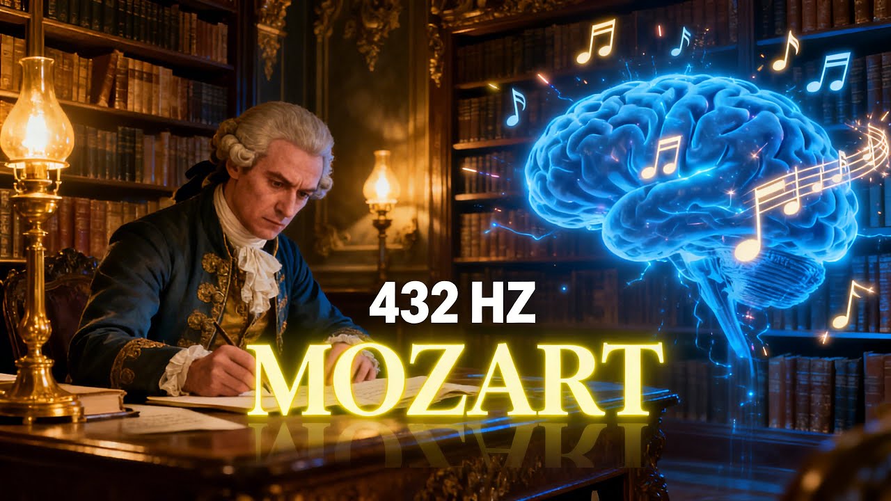 Mozart Effect 432Hz | Enhance Focus, Memory & Clarity in Study Sessions