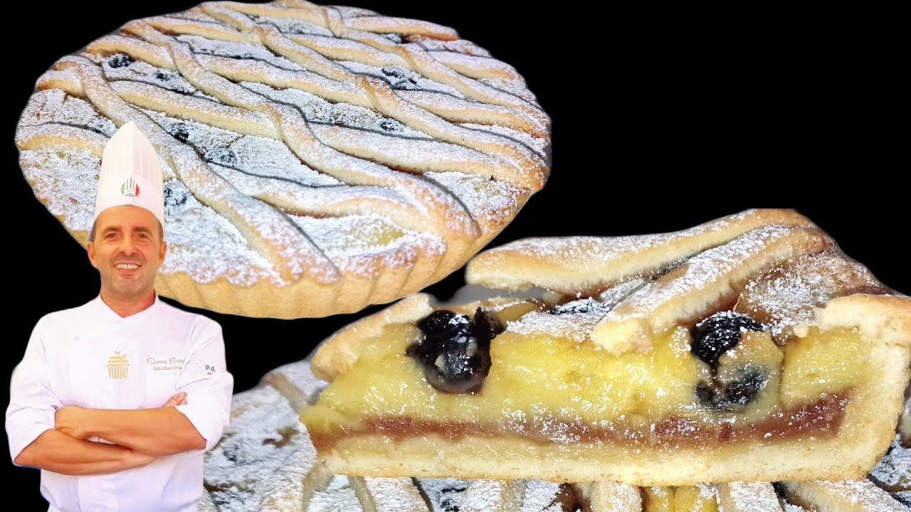 CROSTATA AMALFITANA.Ricetta spettacolare fatta a mano in casa,facile per tutti