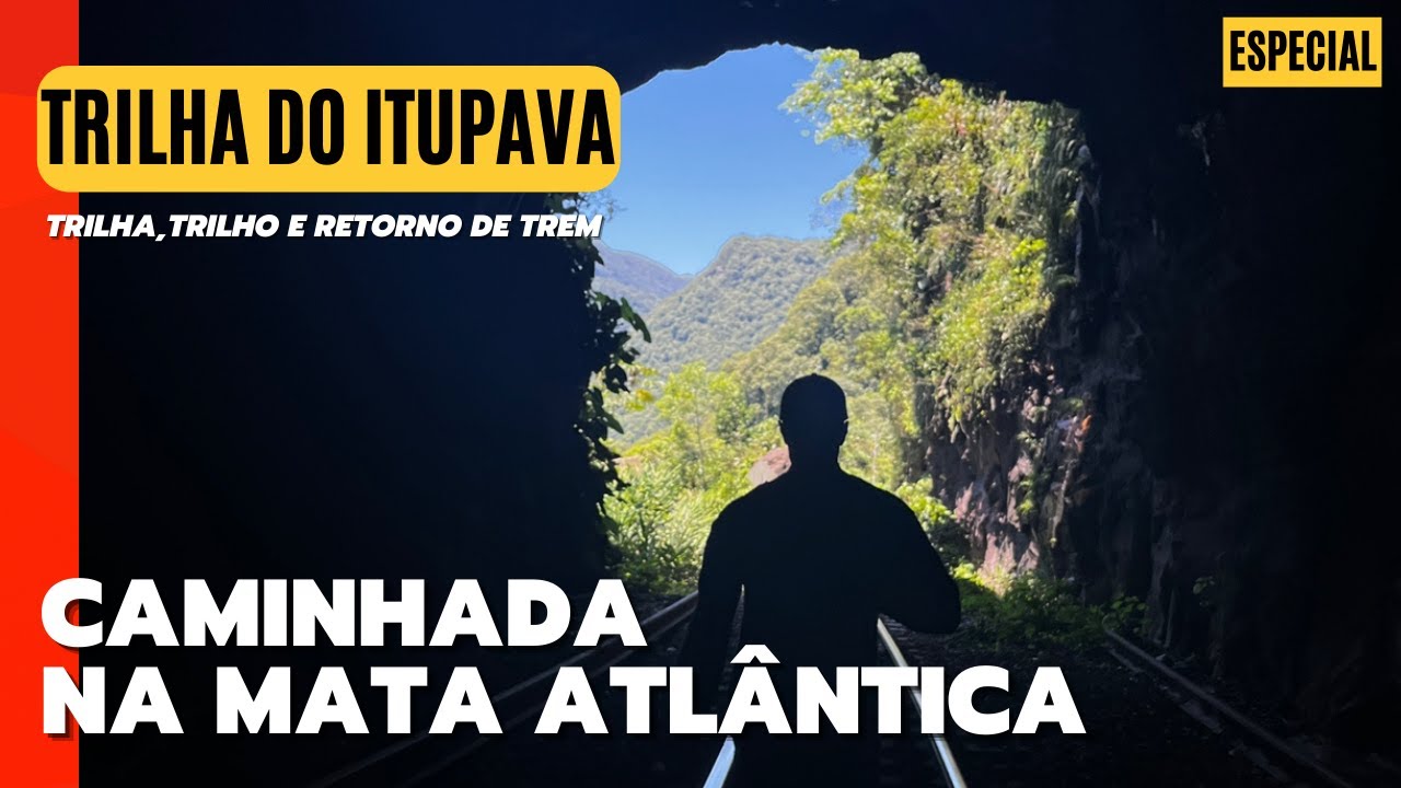 CAMINHO do ITUPAVA entre 15 PONTES e 10 TÚNEIS por 22 KM até o MARUMBI