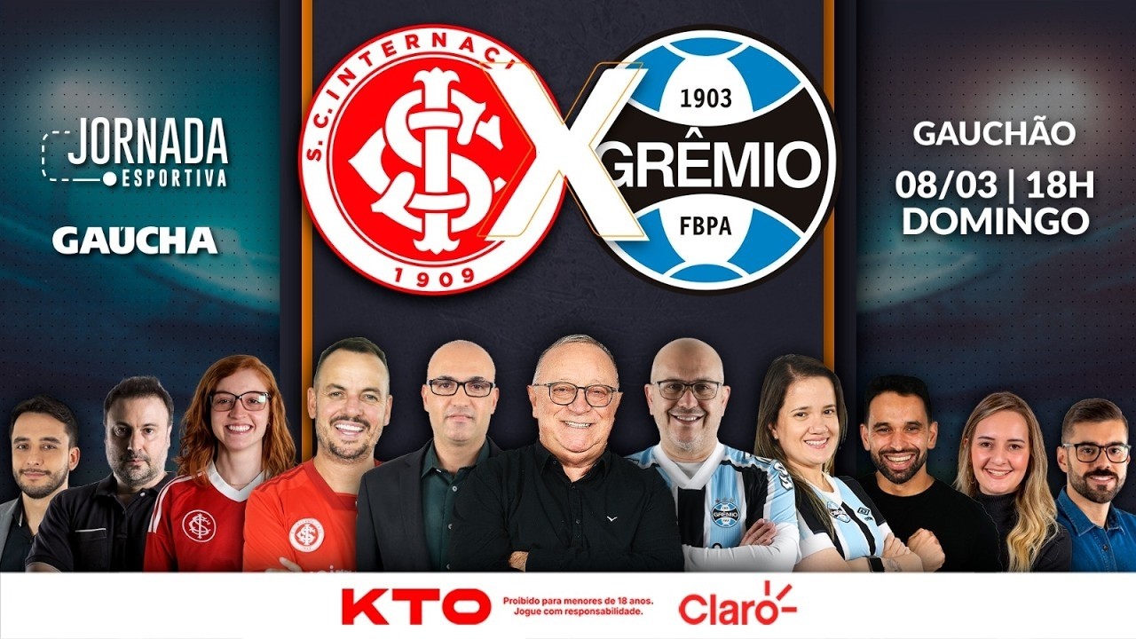 GRÊMIO CAMPEÃO GAÚCHO | INTER 1x1 GRÊMIO + BATE-BOLA | JORNADA DIGITAL | 08/03/2026