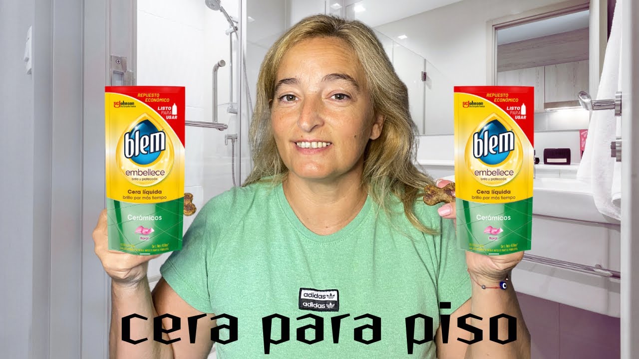 CERA DE PISO CASERA🏠| Facil Y Rapido🕣