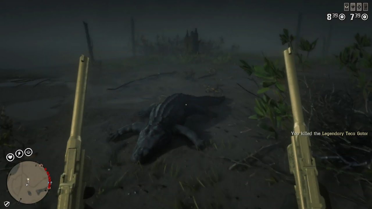 Teca Gator Spawns in Sun Gator Territory Red Dead Online