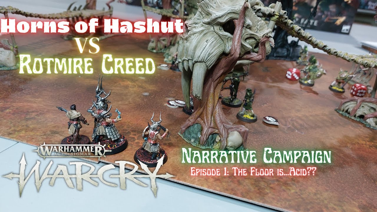 Warcry 2nd Edition Narrative Campaign: Episode 1 The Floor is...Acid??