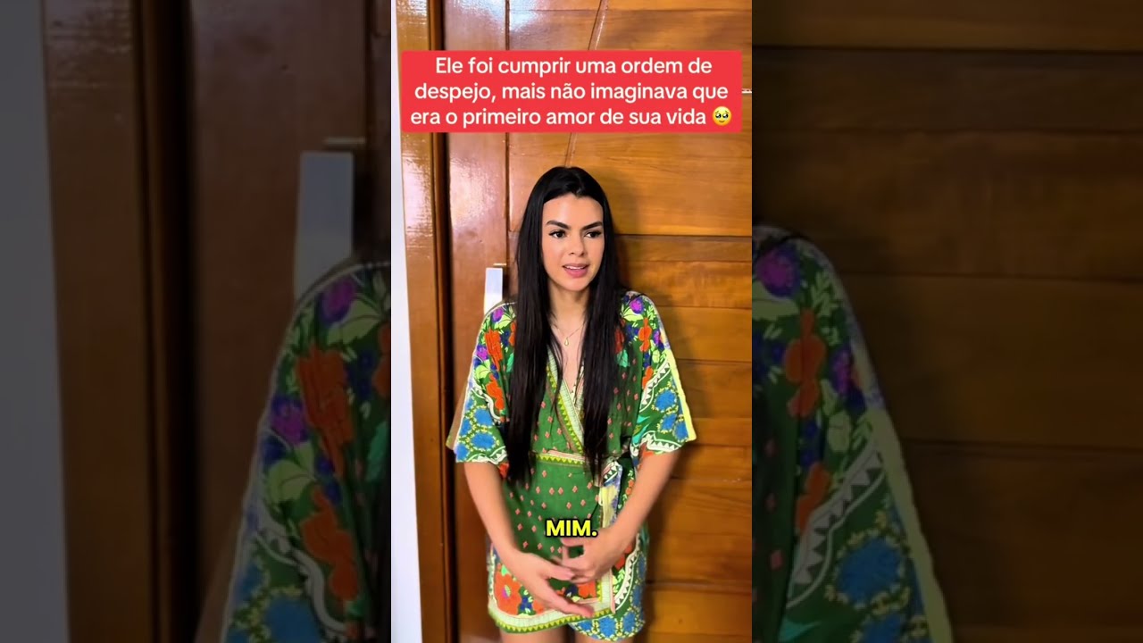Ele foi cumprir uma ordem de despejo, mais não imaginava que era o primeiro amor de sua vida