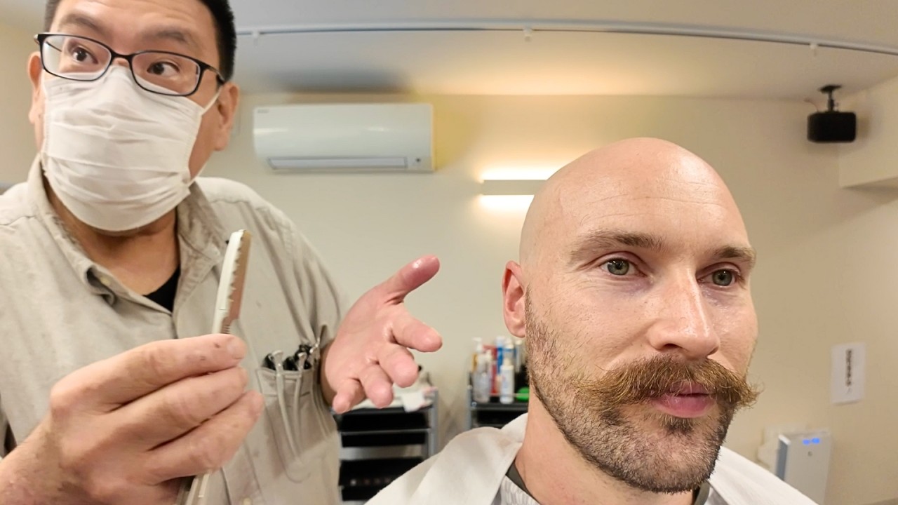Relaxing ASMR Barbershop Service In Japan's Oldest Barbershop