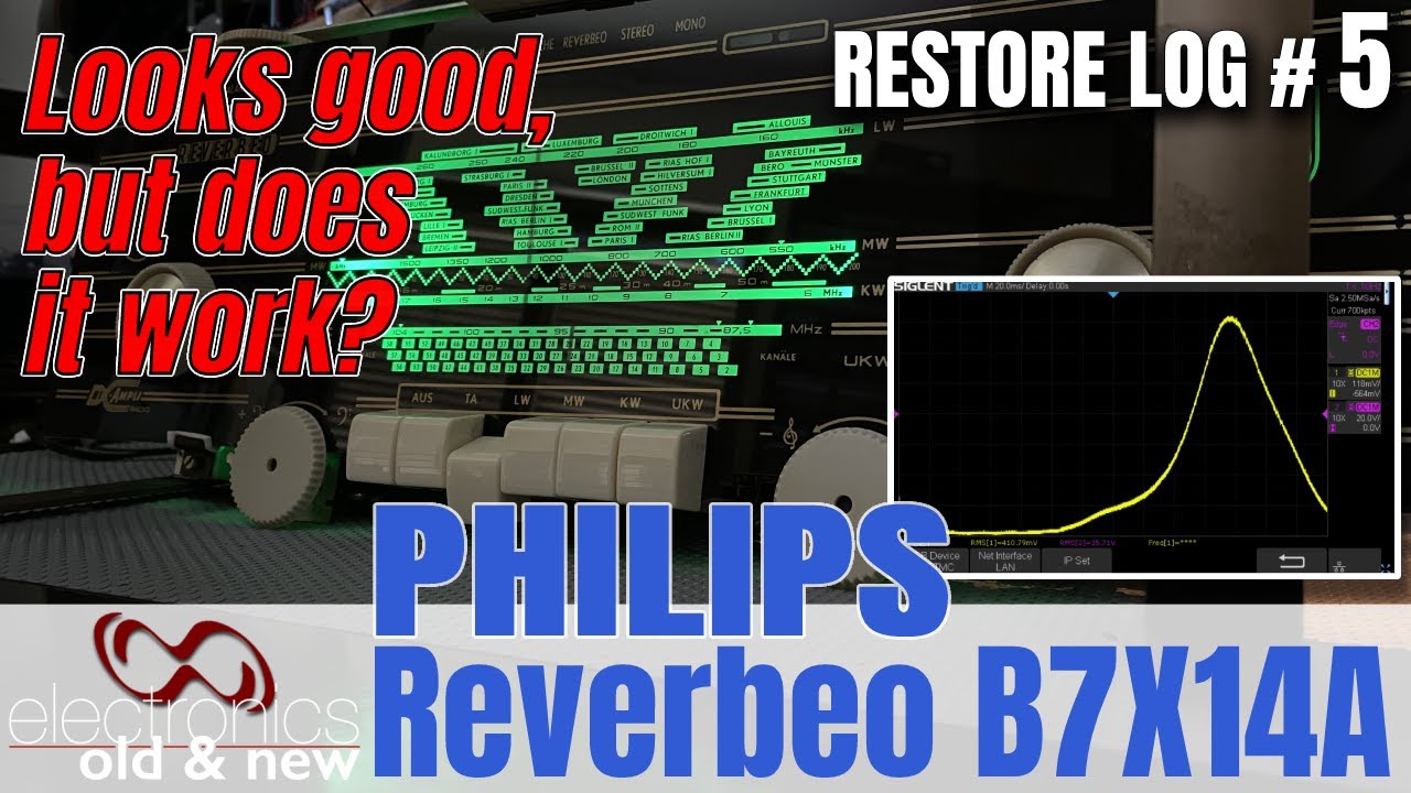 Looking good, but does it even work? Philips Reverbeo B7X14A Stereo restoration pt 5 #PCBWay#