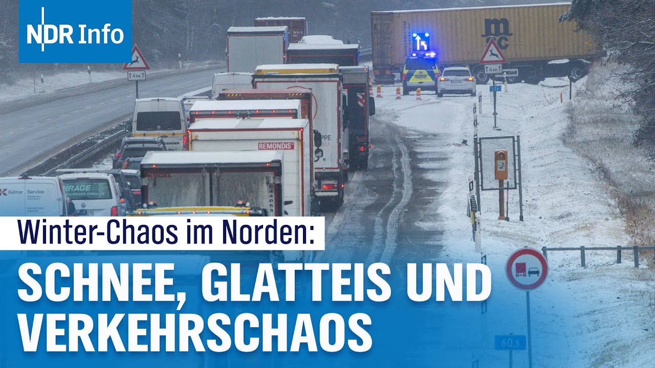 Viele Unfälle und Behinderungen im ÖPNV: Winter legt Norddeutschland weiter lahm | NDR Info