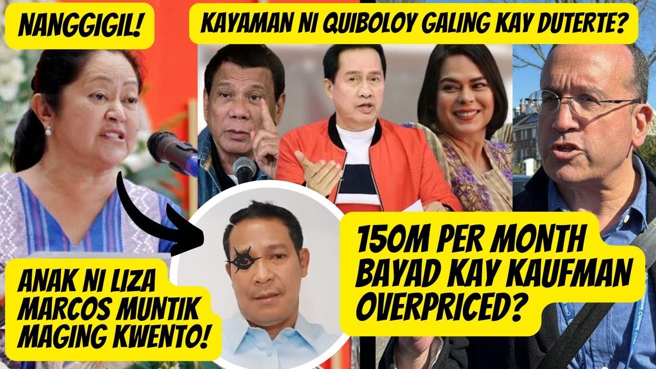 LIZA GIGIL KAY GOV. FERNANDO? YAMAN NI QUIBOLOY GALING SA DUTERTE? OVERPRICED BAYAD KAY KAUFMAN?
