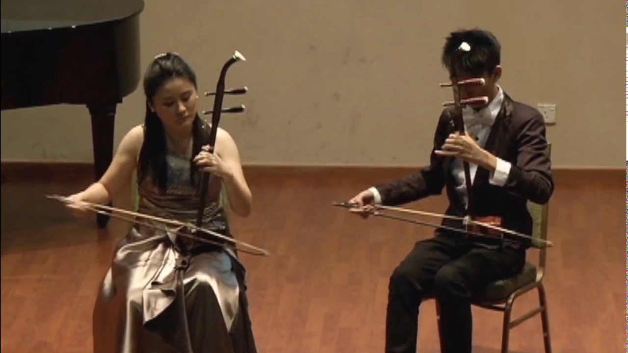 《桃花过渡》（二胡二重奏）- Peach Blossoms Come Together (Erhu Duet)
