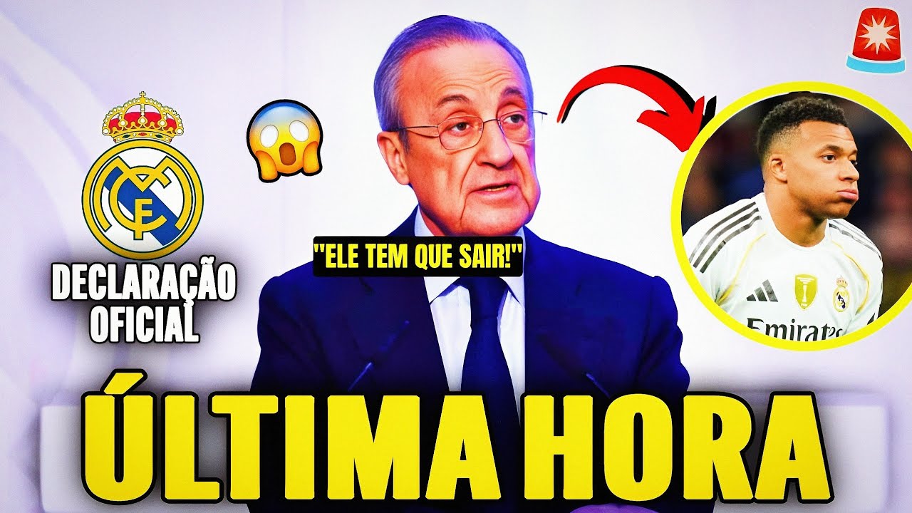 🚨ESCÂNDALO! FLORENTINO EXPLODE E EXPULSA MBAPPÉ APÓS CONFIRMAR QUE ELE É O PROBLEMA DO REAL MADRID